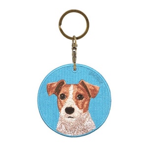 French bulldog keychain embroidered dog gifts image 6