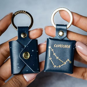 Llavero con álbum de fotos de horóscopo y signos astrológicos, recuerdo del zodíaco personalizado para fotos, regalo ideal para entusiastas de la astrología