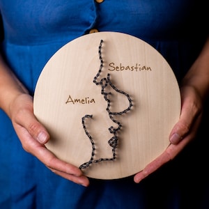 String art - black friday anniversary personalized gift for him her boyfriend girlfriend unique christmas wedding wood