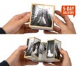 Custom Photo Cube, Mothers day gift creative birthday anniversary gifts, Wooden and personalized, gift for him her product logo