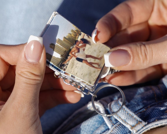 Valentines Day Mini Photo Album Keychain