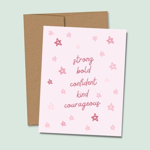 Women Empowerment Greeting Card, Appreciation Card for a Friend, Encouragement Card, Card for Strong Women, Feminist Card