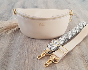 Bodybag Damen//Bauchtasche mit Wechselgurt//Gürteltasche Damen beige//Bauchtasche Damen schwarz//Geschenke für Damen//Rosenröschen