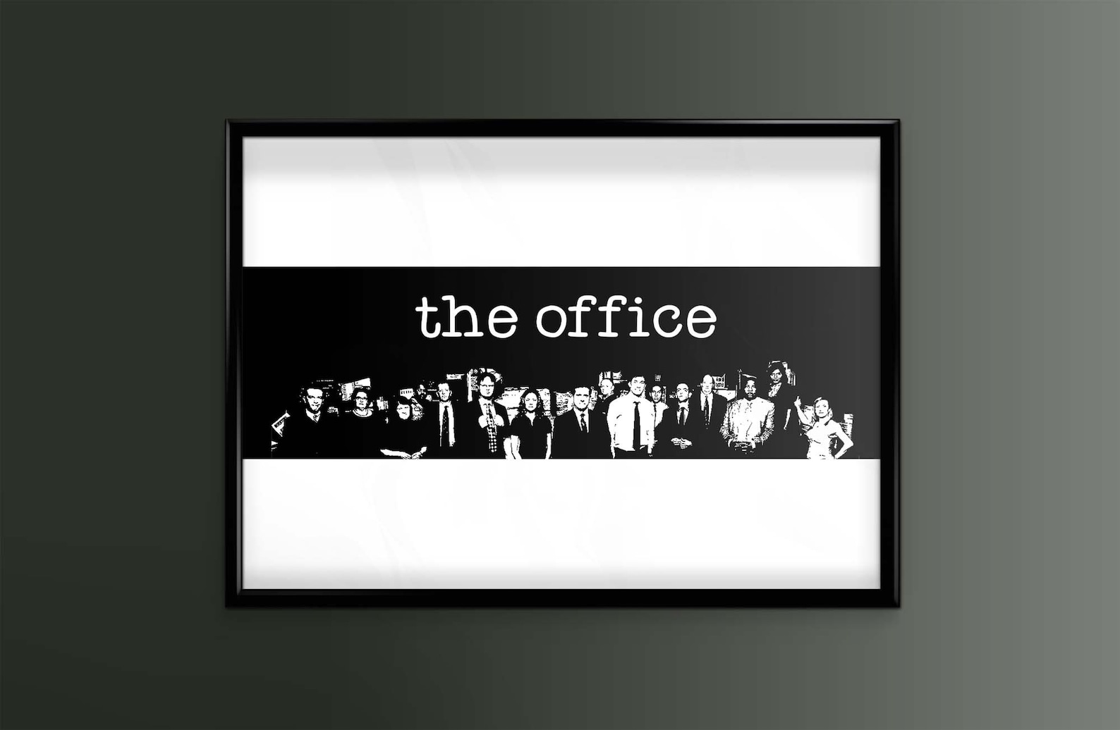 The Office Cast Poster the Office TV Show Printable Instant Etsy