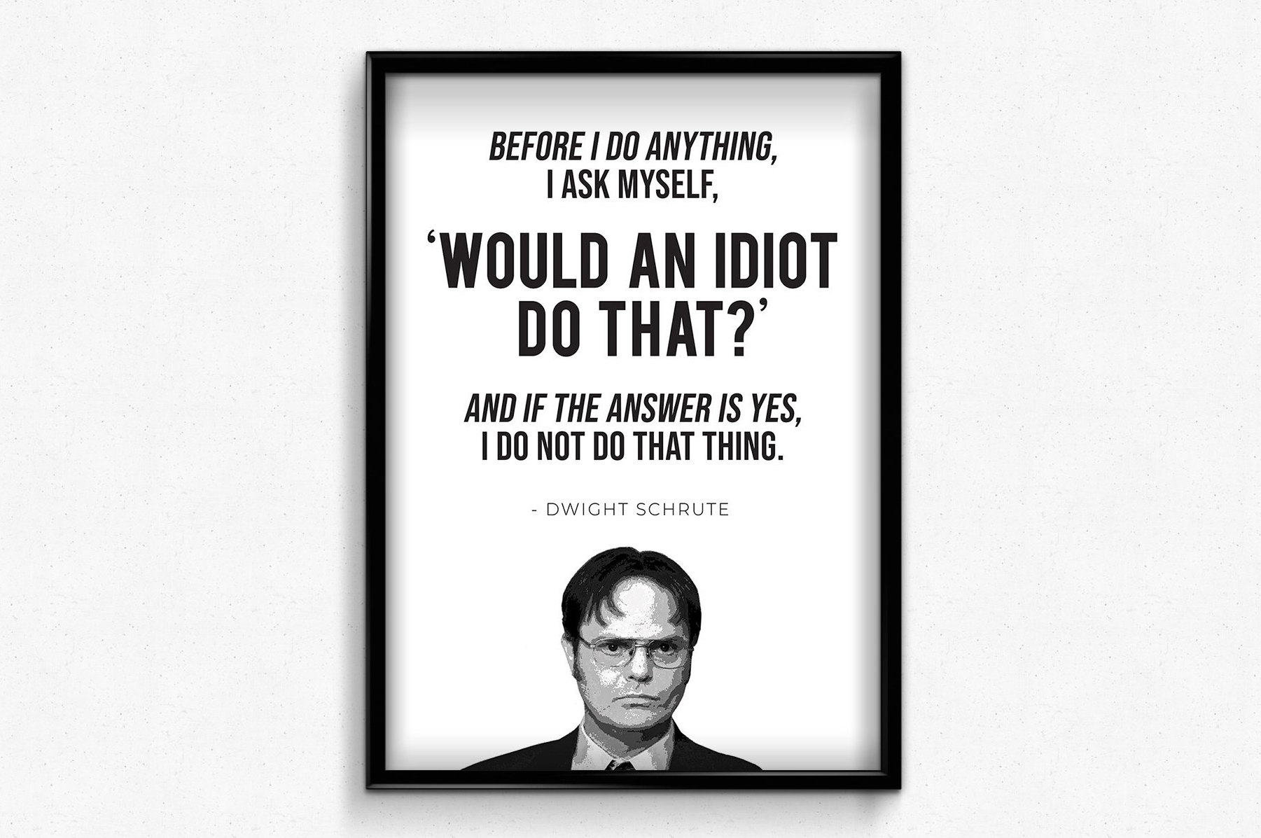 Dwight Schrute Office Quote Printable Wall Art Instant | Etsy Canada