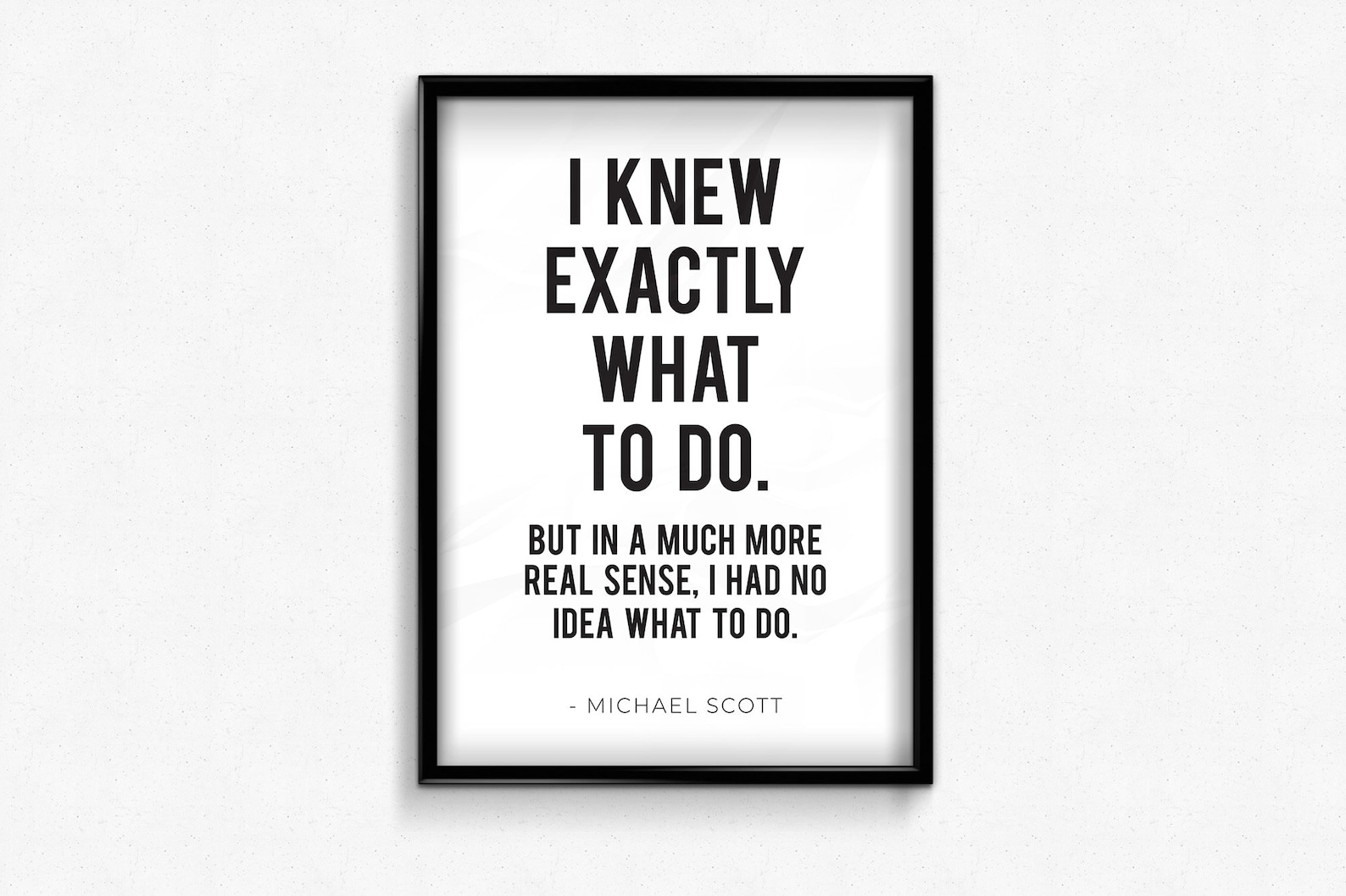 Kosmetiktasche Mit Michael Scott Zitat – „I Want People To Be Afraid Of How Much They Love Me“ (23x17 Cm)