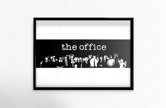 The Office Cast Poster the Office TV Show Printable Instant - Etsy