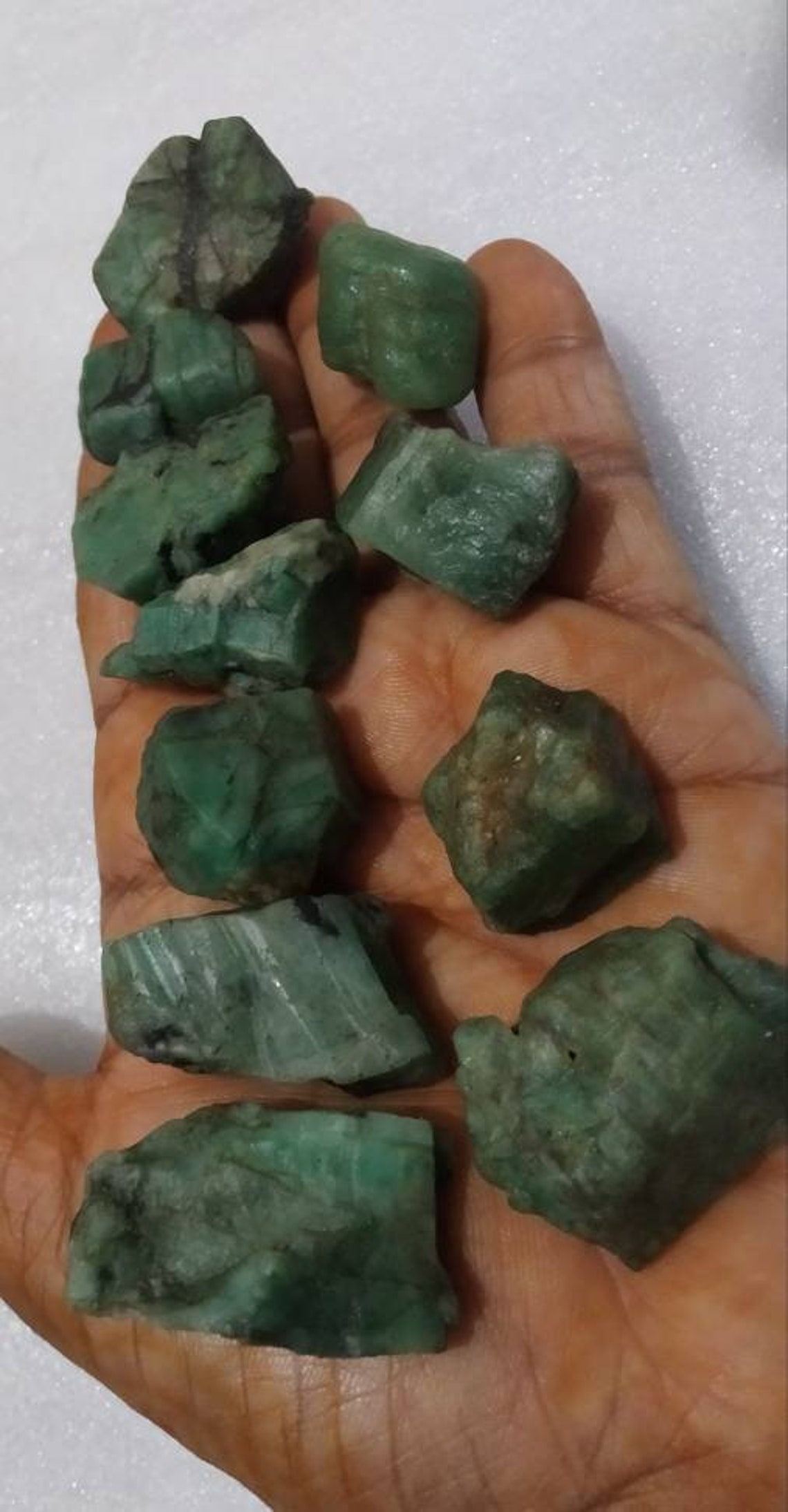 Natural Emerald raw fine colour rough emerald raw materials | Etsy