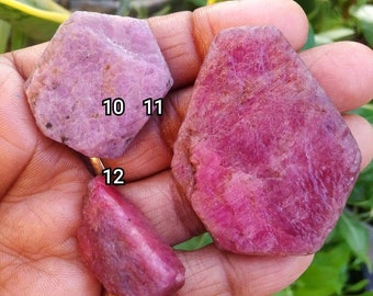 Natural Certified  290 carat Uncut Shape African Red Ruby Rough Gemstone Ruby Rough Raw Gemstone