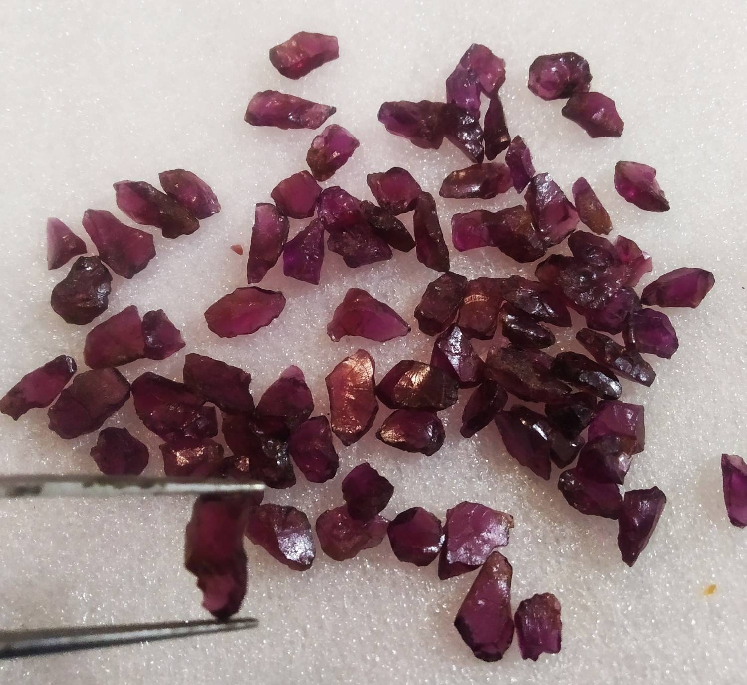 EXCELLENT RHODOLITE Raw natural rhodolite rough Etsy