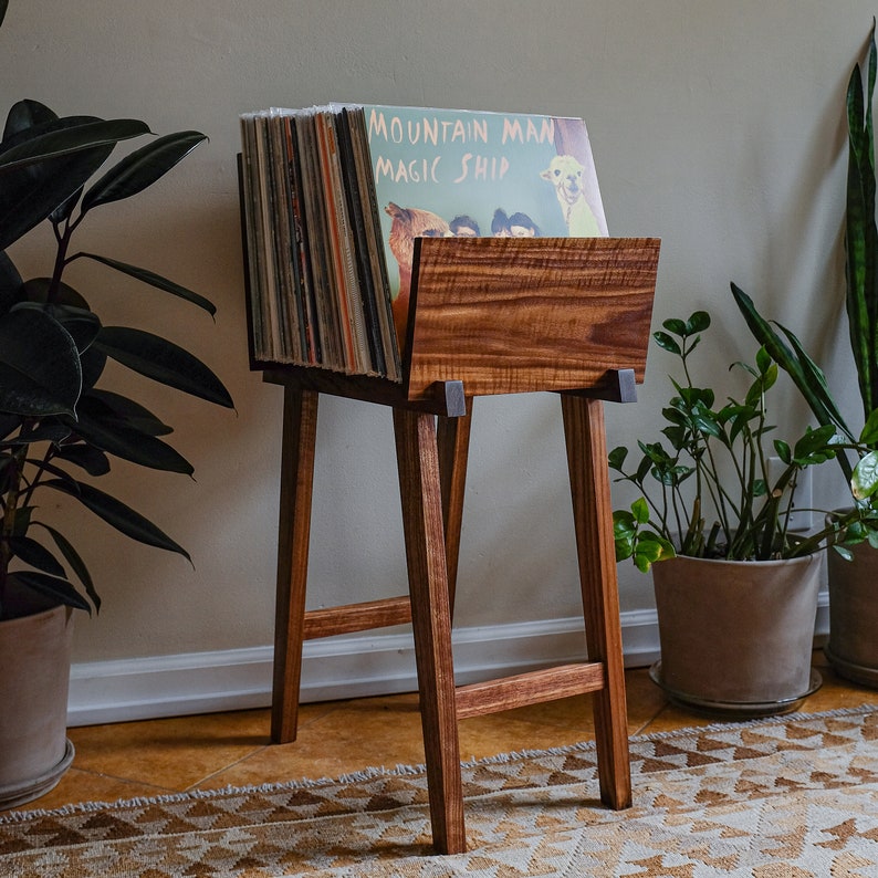 FLIP LP STAND Record Stand With Forward Facing Vinyl Storage Etsy