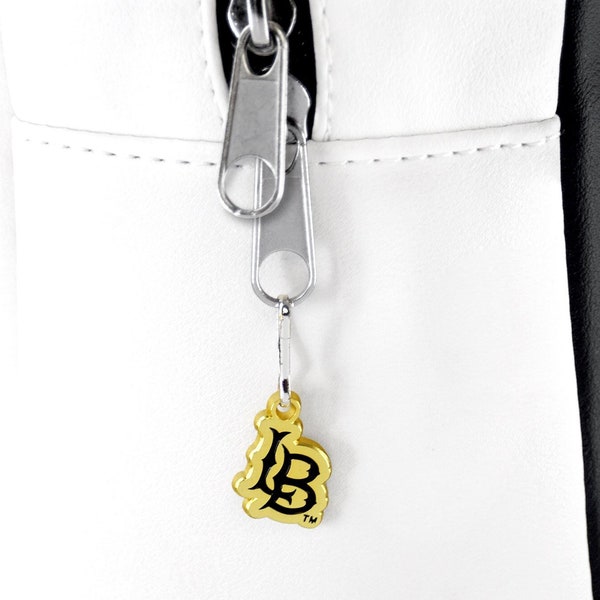 Cal State Long Beach LB Zipper Pull Keychain - Officially Licensed NCAA - California State University