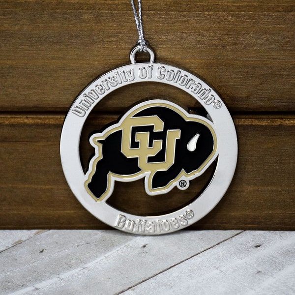University of Colorado Buffaloes CU BuffsChristmas Ornament round metal Ornament Officially licensed NCAA