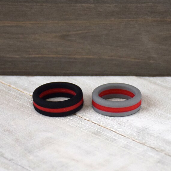 Miami University Ohio Colors Thick Silicone Ring Officially Licensed Silicone Ring Etsy