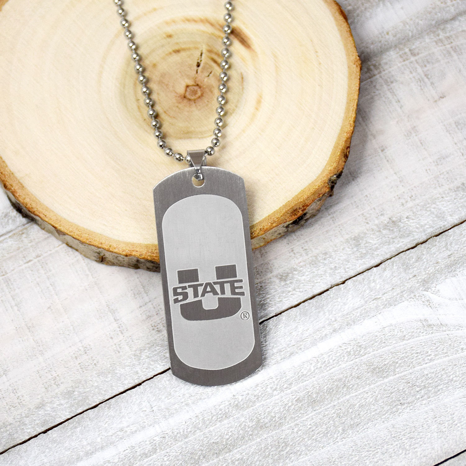 Louisville Strip Art Novelty Metal Dog Tag Necklace DT-13283 - Novelty Products - Gift Items - Personalized & Customizable Options- Smart Blonde