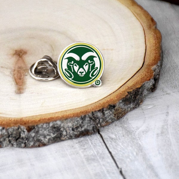 Colorado State University CSU Rams pin perfect for backpacks lapel and tie tacs - Officially licensed NCAA