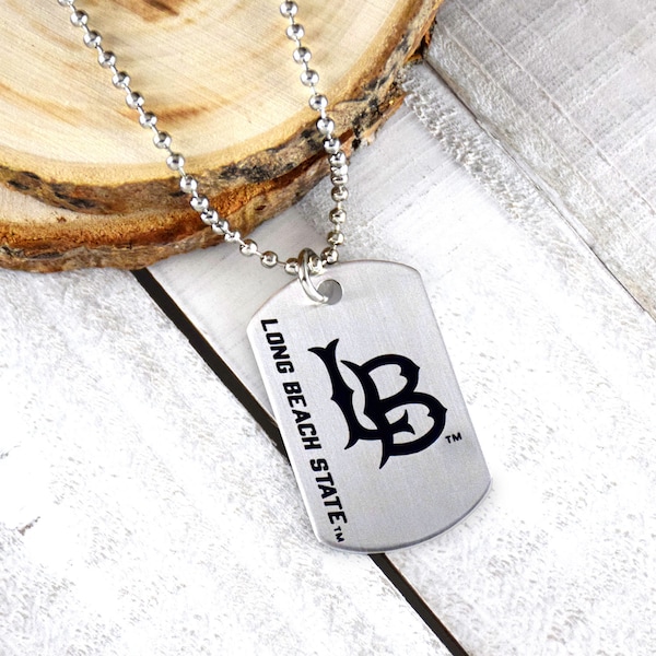 California State University Long Beach State Cal State CSU LB Dog Tag Necklace - Officially Licensed NCAA