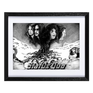 Póster de Status Quo: impresión artística del álbum Pencil