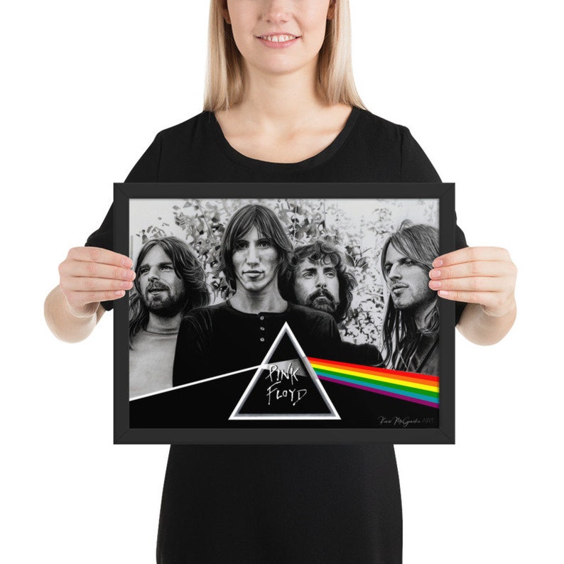 Pink Floyd Pencil Art Print DSOTM image 2