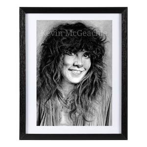 Stevie Nicks Fleetwood Mac - Pencil Art Limited Edition Giclee Print!