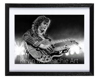 レッド・ツェッペリン: ジミー・ペイジ 24 x 36 インチ ロール