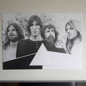 Pink Floyd Pencil Art Print DSOTM image 5