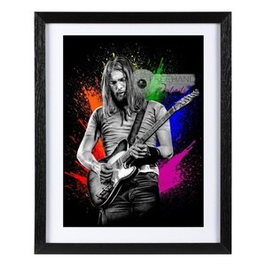 David Gilmour Pink Floyd - Bleistift Kunstdruck!