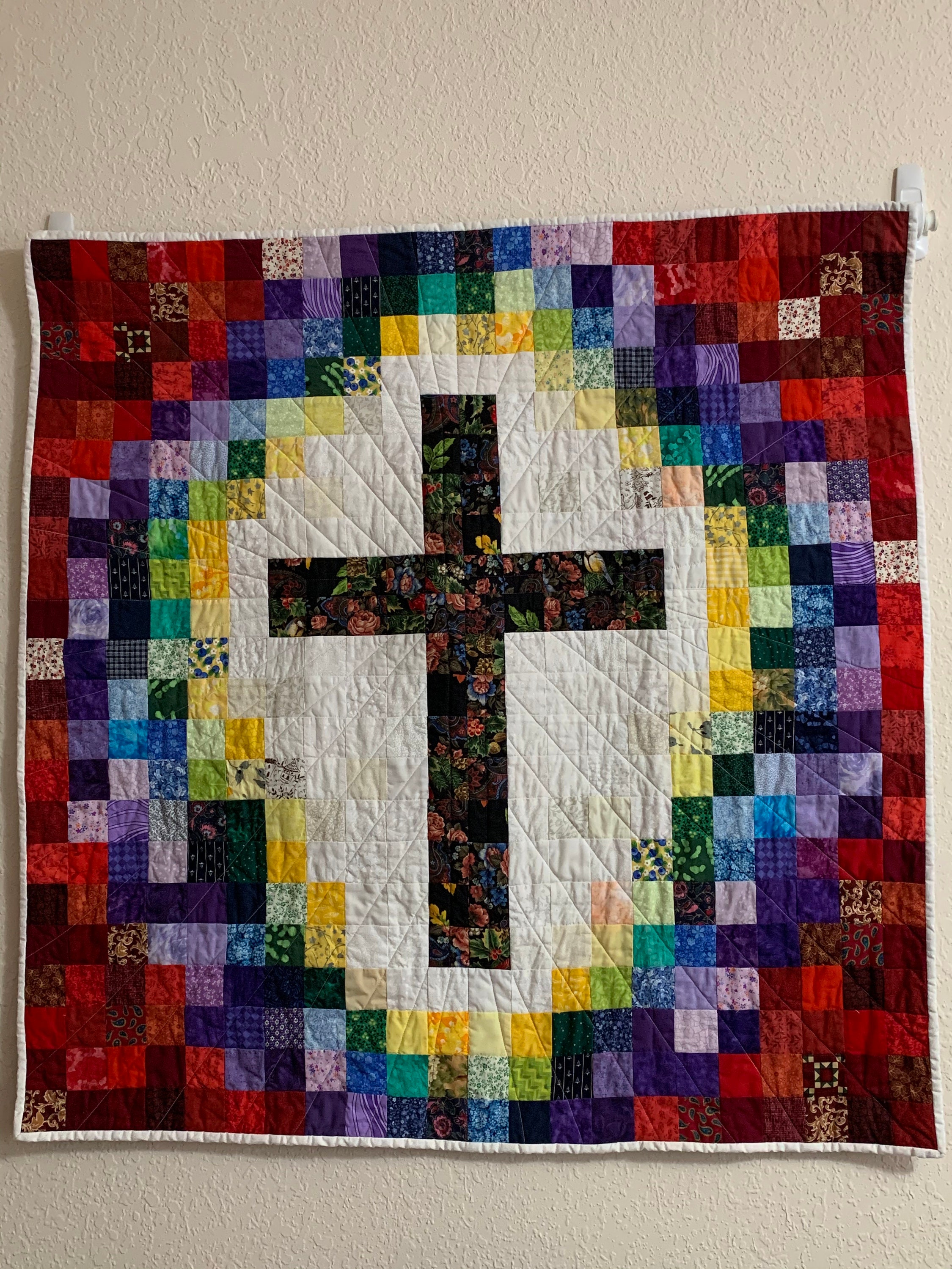 Quilted Cross Wall Hanging Etsy