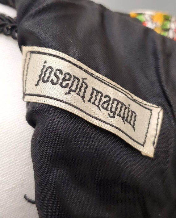 VINTAGE 60s Joseph Magnin Quilted Padded Velour D… - image 5