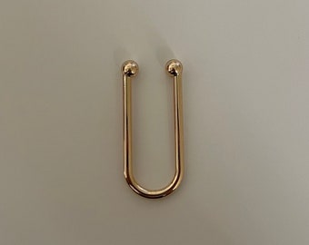 59mm U Ring, U buckle, Gold Metal Buckle