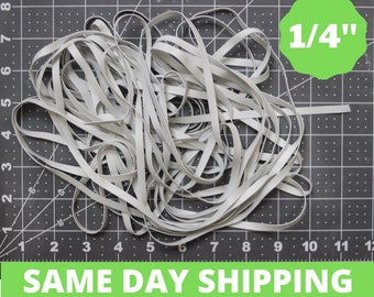 Elástico de goma para trajes de baño de 100 yardas y 1/4", elástico de goma, envío gratuito