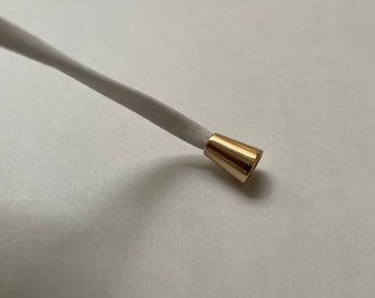 50 PCS BULK Swimwear Strap Cord Ends | Gold | stop cord | cord finish | rope end