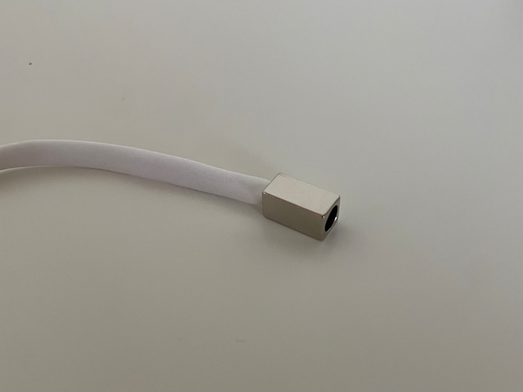 Swimwear Strap Cord Ends SILVER Rectangular Cord Ends Etsy