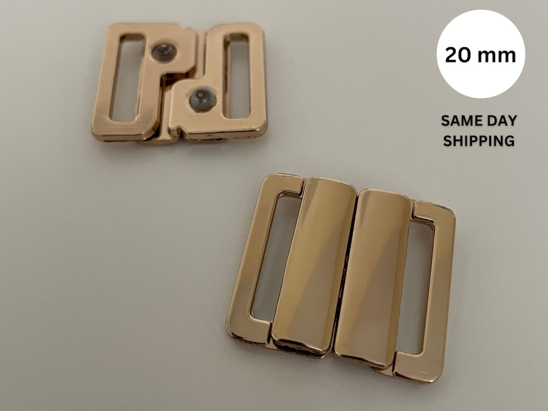 Gold Swimwear Clasp Bikini Buckle Hook Clasp Lingerie Etsy