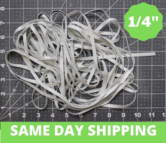 50 YARDS 1/4" Rubber Swimwear Elastic, Rubber Elastic, Free Shipping