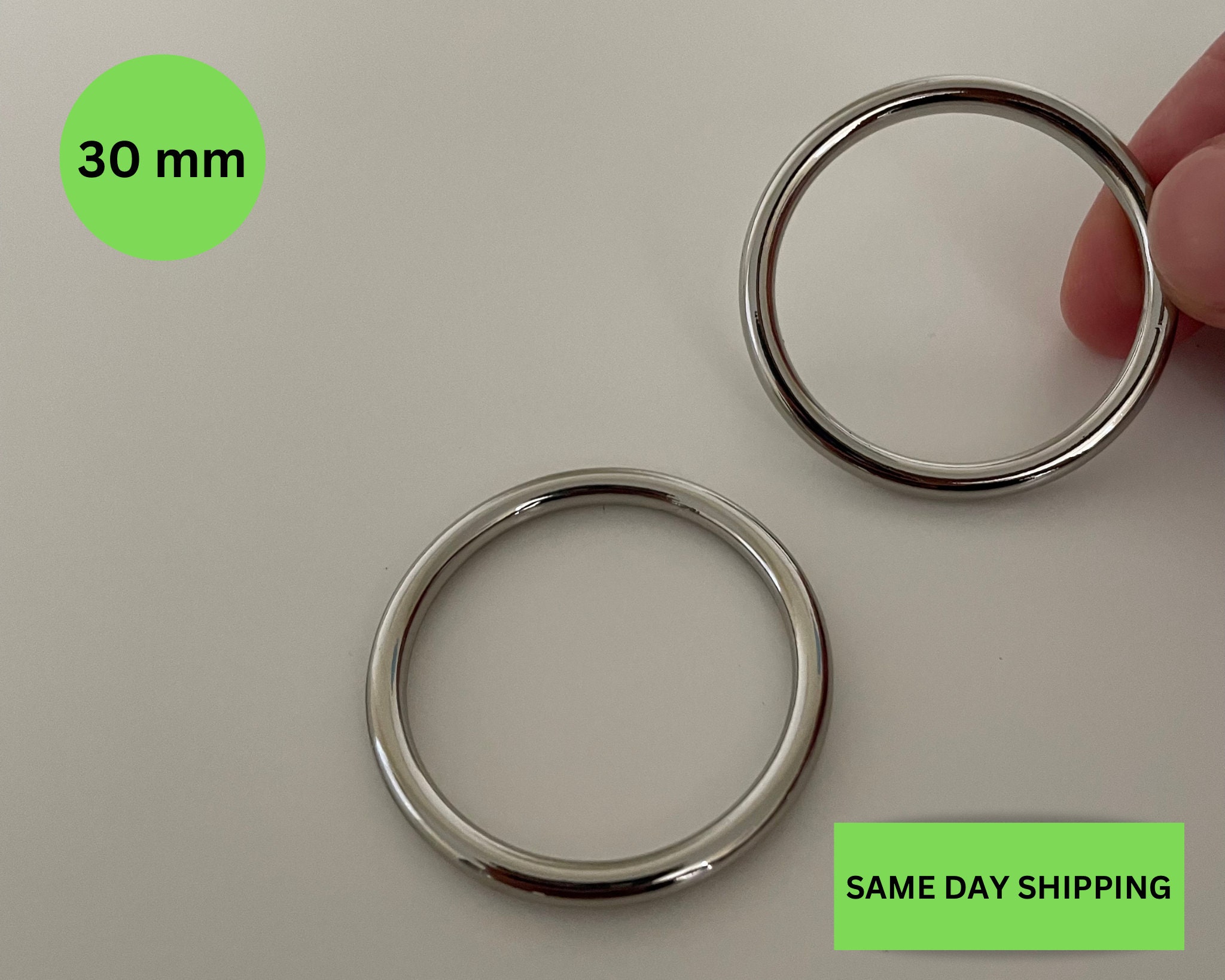 Solid Stainless Steel Metal O-Ring –