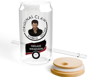 Original Claw - Bicchiere da 473 ml (16 oz) di Niklaus Mikaelson con coperchio e cannuccia