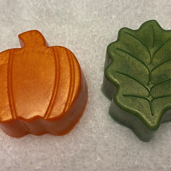 Fall Pumpkin and Leaf Soap