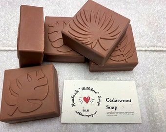 Cedarwood Soap. Man Bar Soap.