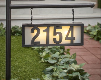 Lighted Address Sign Etsy