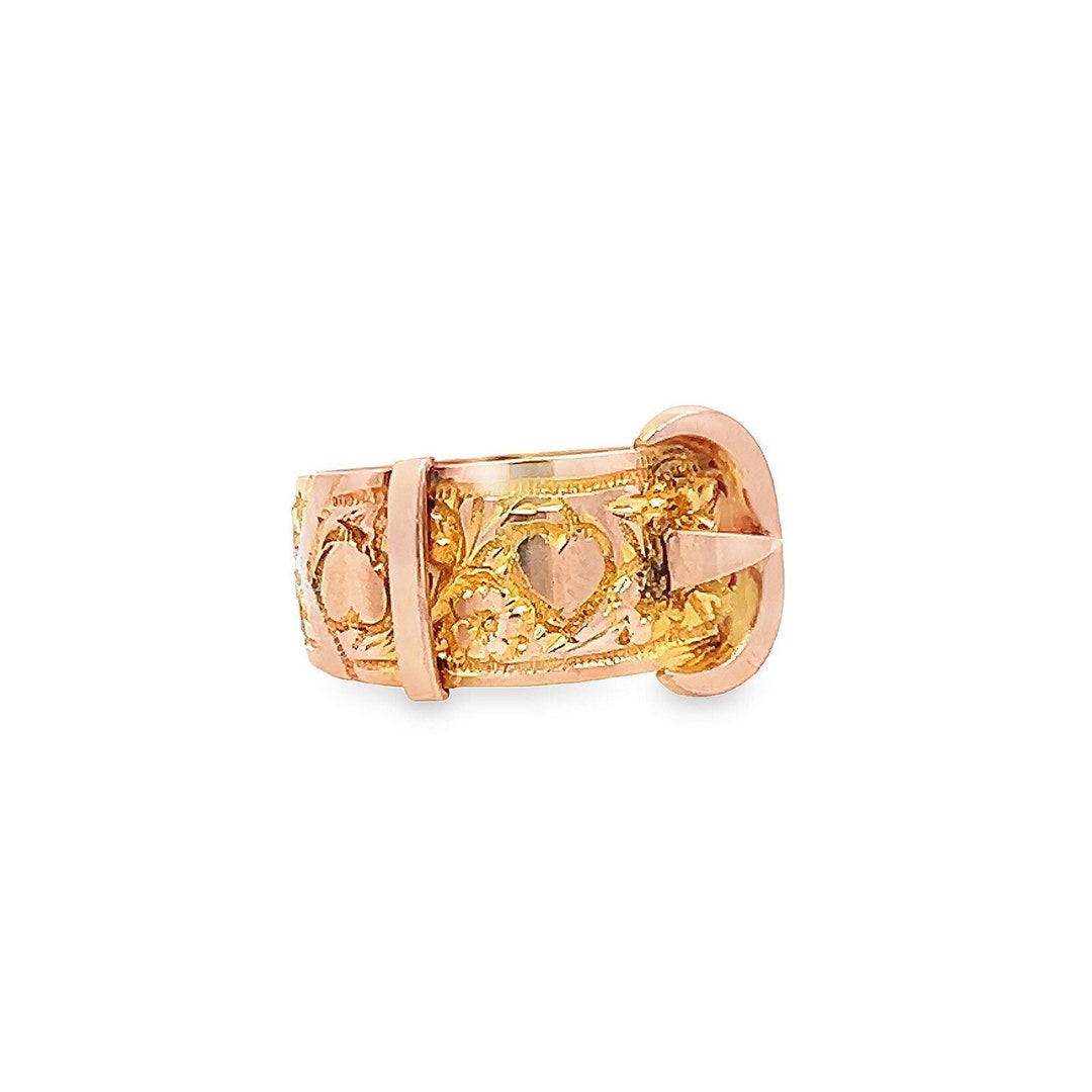 779 9ct Gold Motif Ring