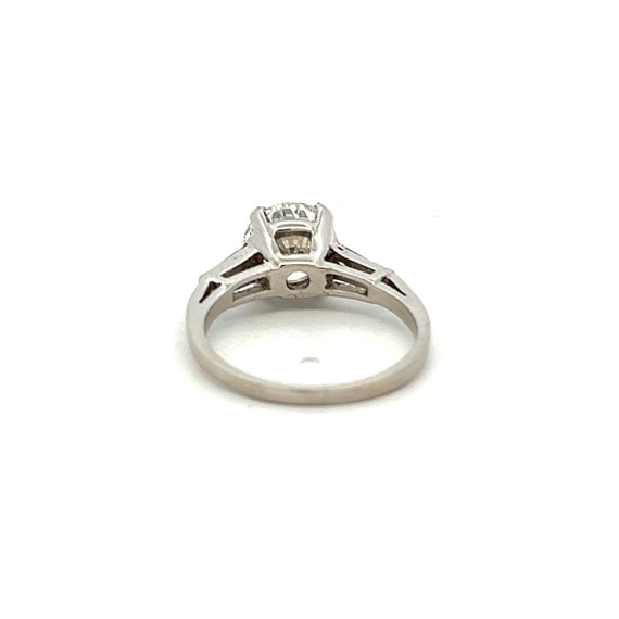 Platinum Diamond Engagement Ring. Vintage Art Dec… - image 6