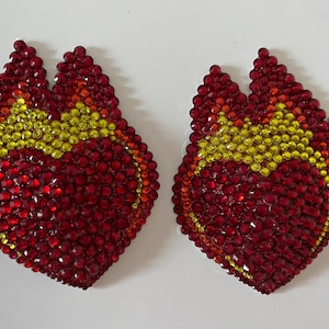 Hearts on fire nipple pasties