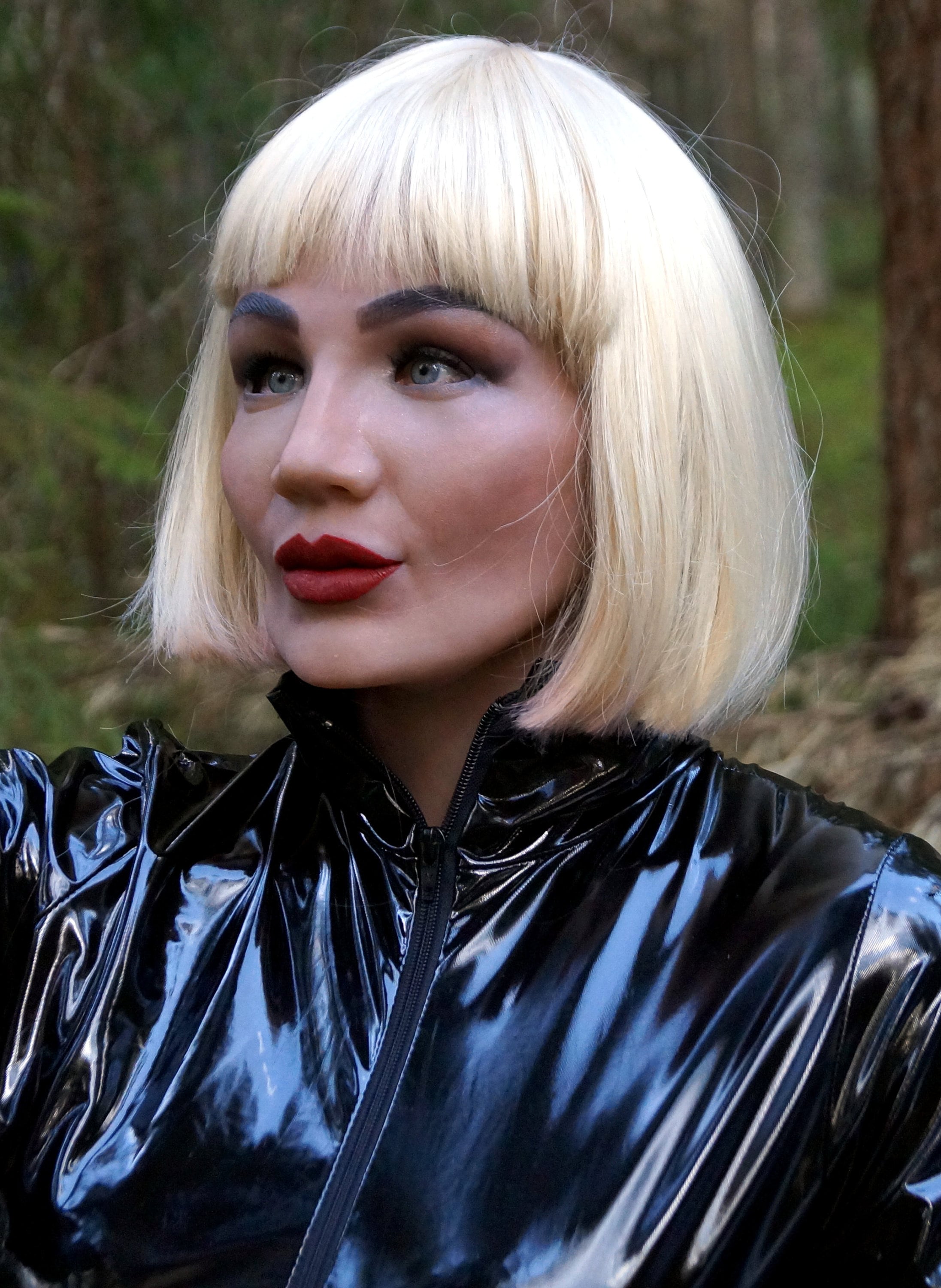 Realistische weibliche Silikonmaske handgemacht Etsy