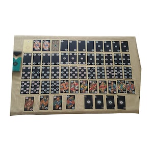 Baraja de cartas de aniversario de cartas antiguas de la URSS antiguas cartas de recuerdo soviéticas rareza 1981