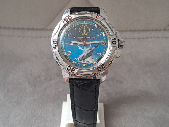 Vintage watch, Commander watch, gift for him, men… - image 2
