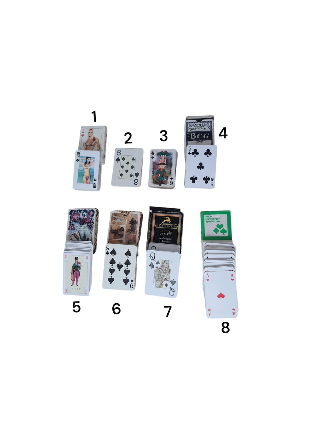 Vintage Playing Cards Trading Cards Trading, Playing Cards, USSR, Gift