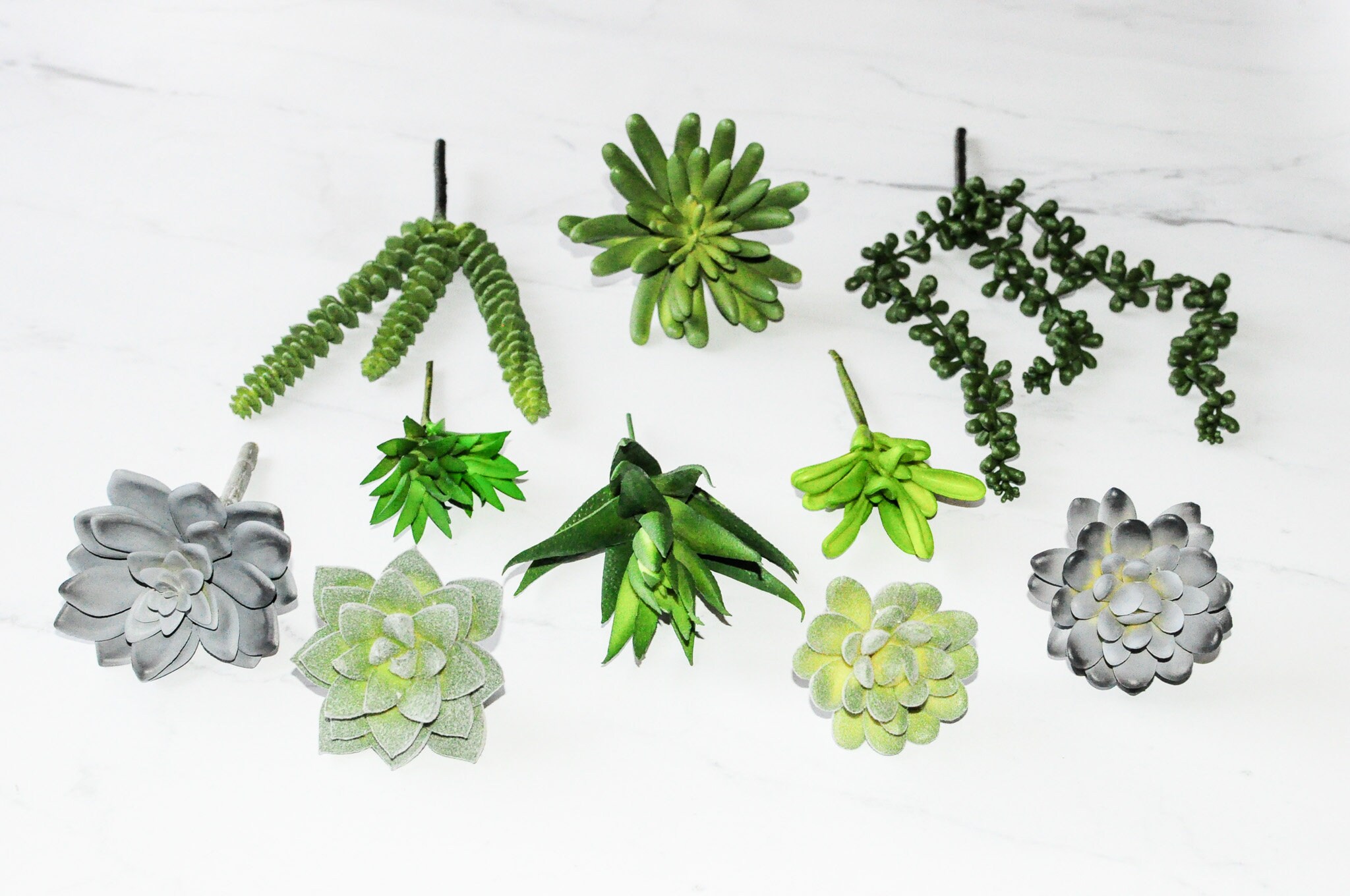 DIY Artificial Succulent Arrangement Kit Etsy