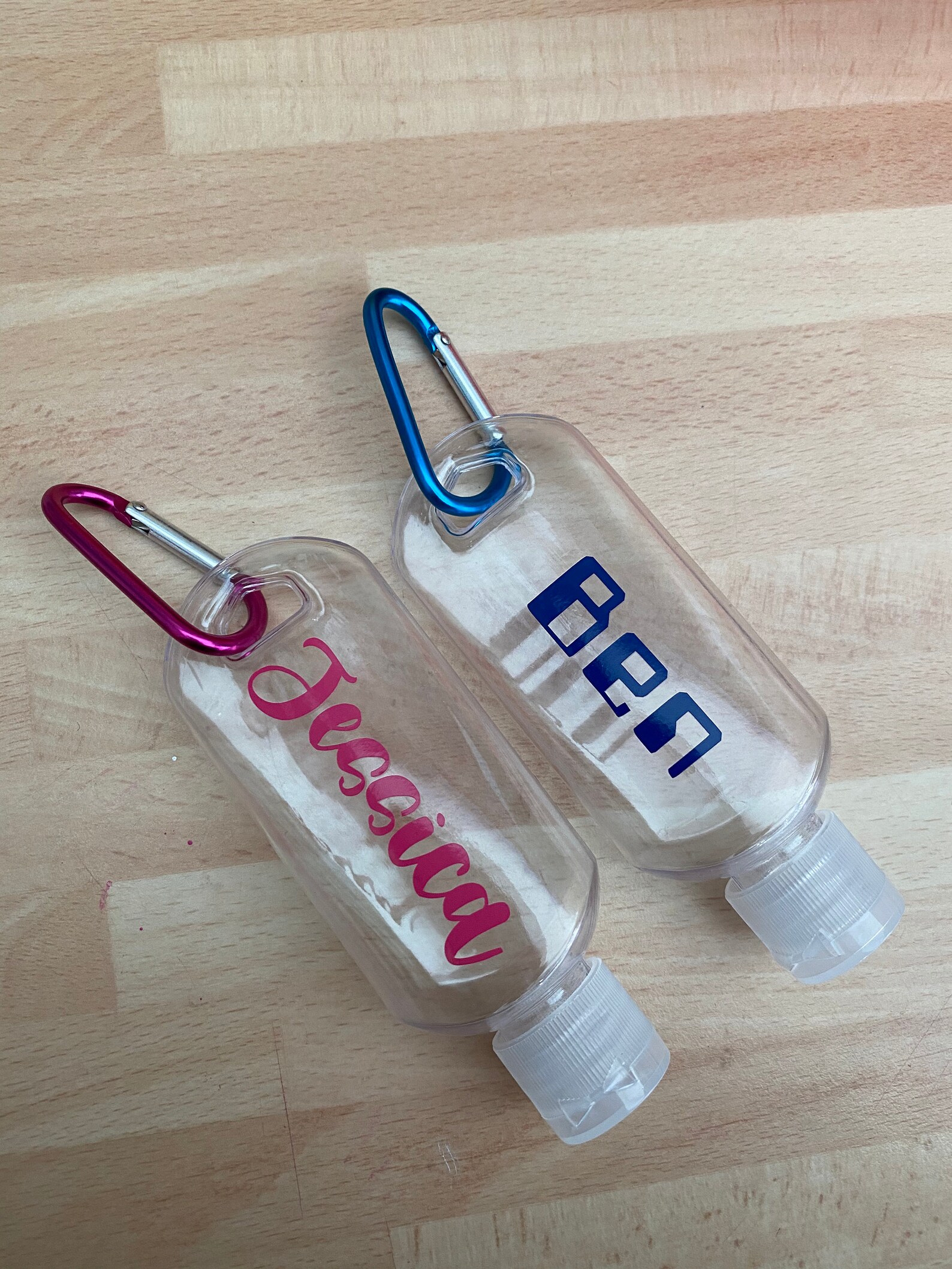 Hand Sanitiser Bottles with Clip Etsy