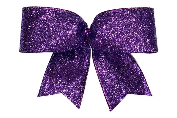 Purple christmas bows and deals ribbons